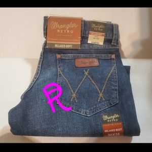 🔥🔥🔥 WRANGLER RETRO JEANS BOOT 30X38 NWT 🔥🔥🔥